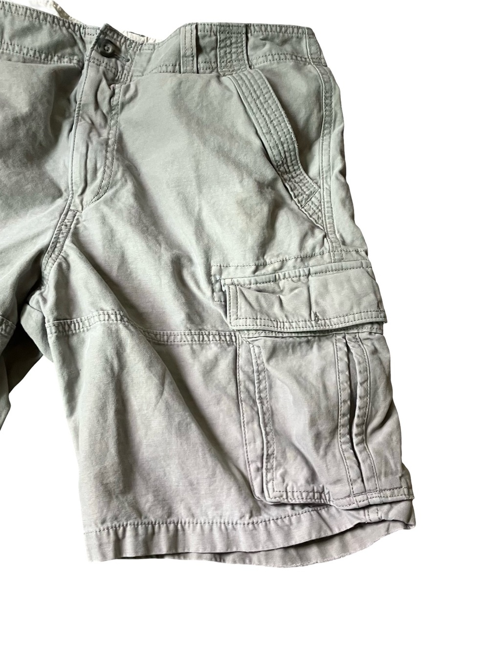 Mens Cargo Shorts Lot (2) Khaki Sz 36 Hiking Fishing Union Bay Old Navy Utility - Picture 6 of 13